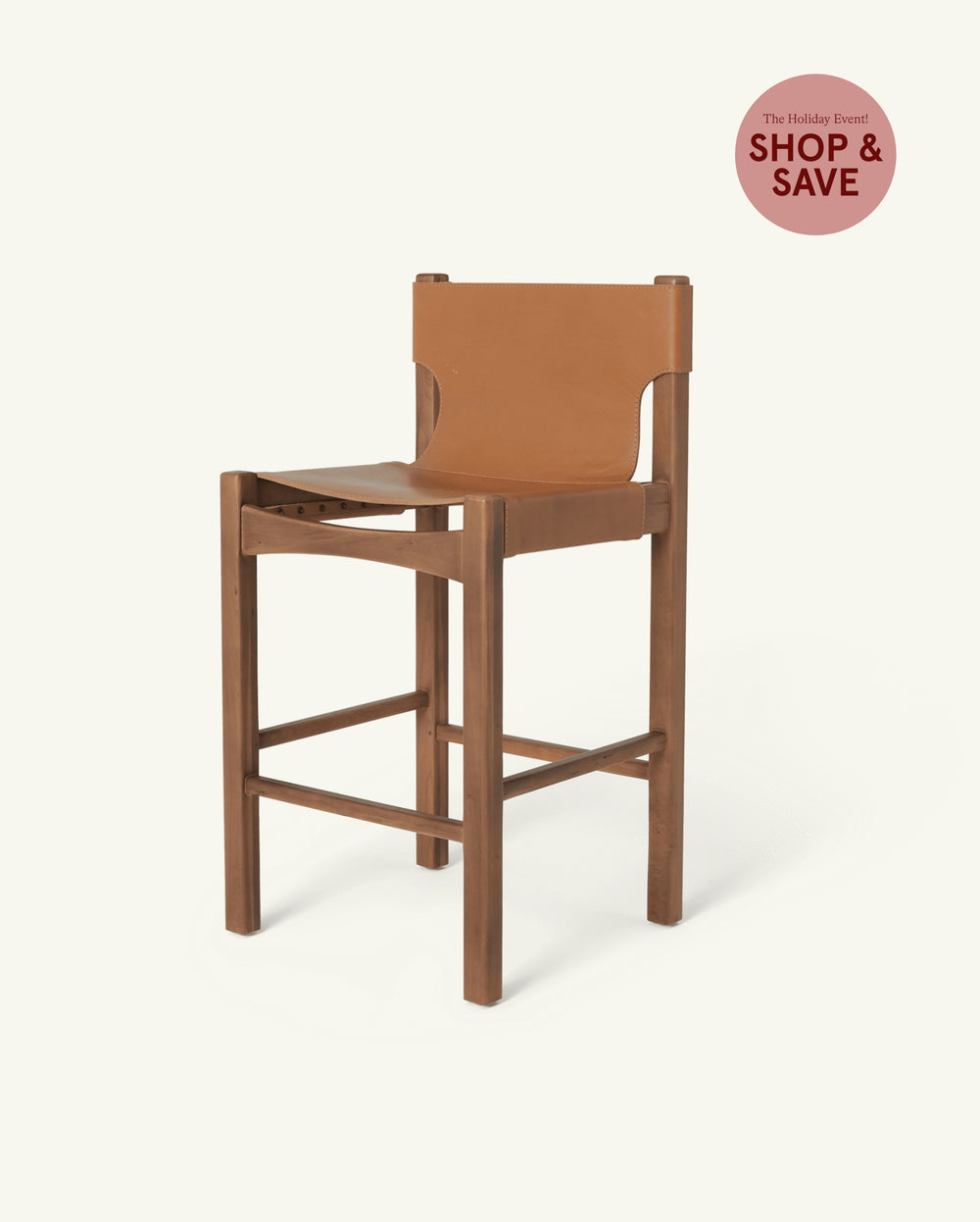 henrik stool in cherry